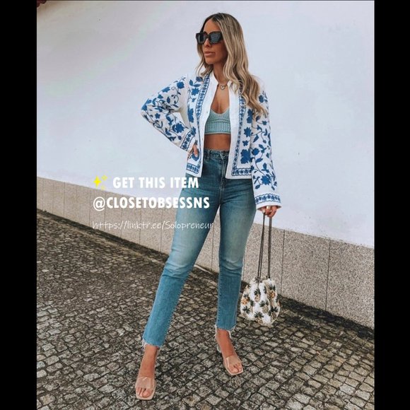 LAST ONE!!! BLOGGER FAVE!!! ZARA Linen Blend Jacket* - Picture 14 of 16